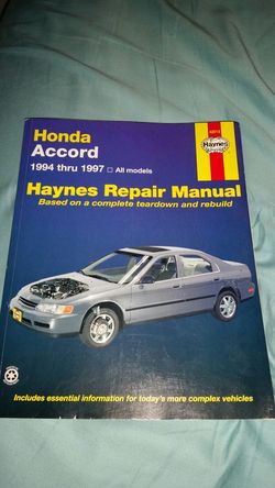 94 95 96 97 honda accord haynes repair