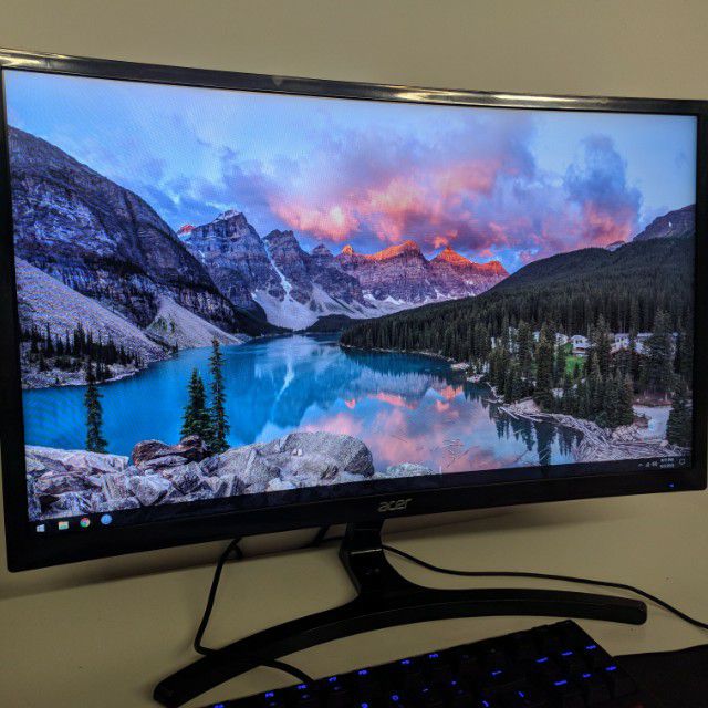 Acer monitor curved 144hz 23.6"