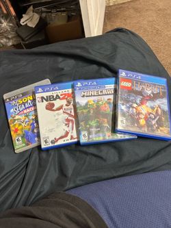 Selling these game for $60 2 games never user the other 2 are used