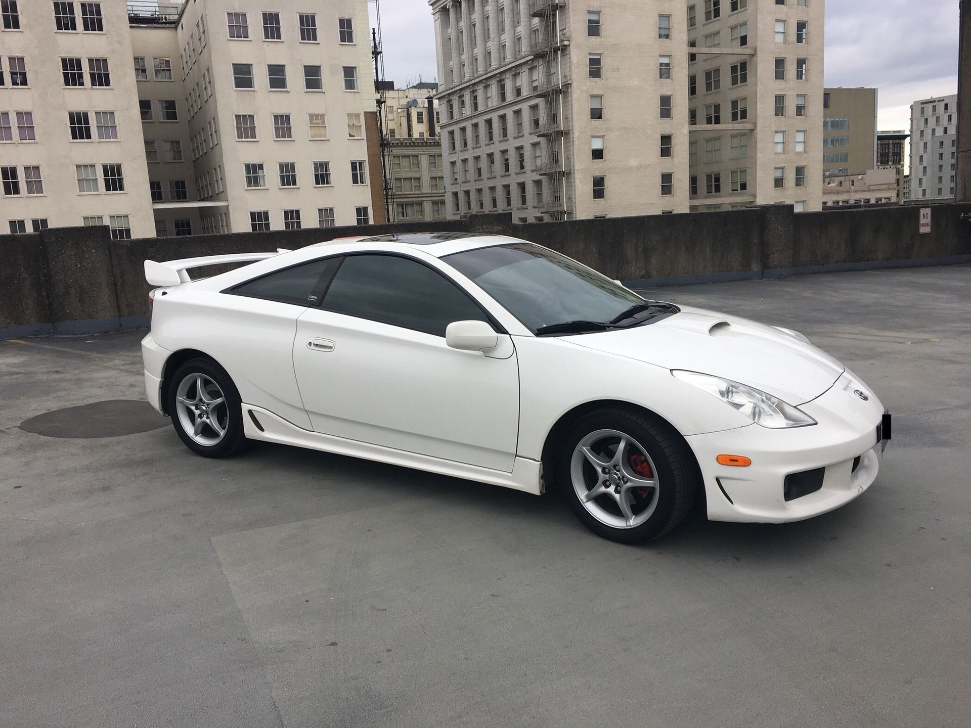 2005 Toyota Celica GTS with original factory TRD Tsunami body kit