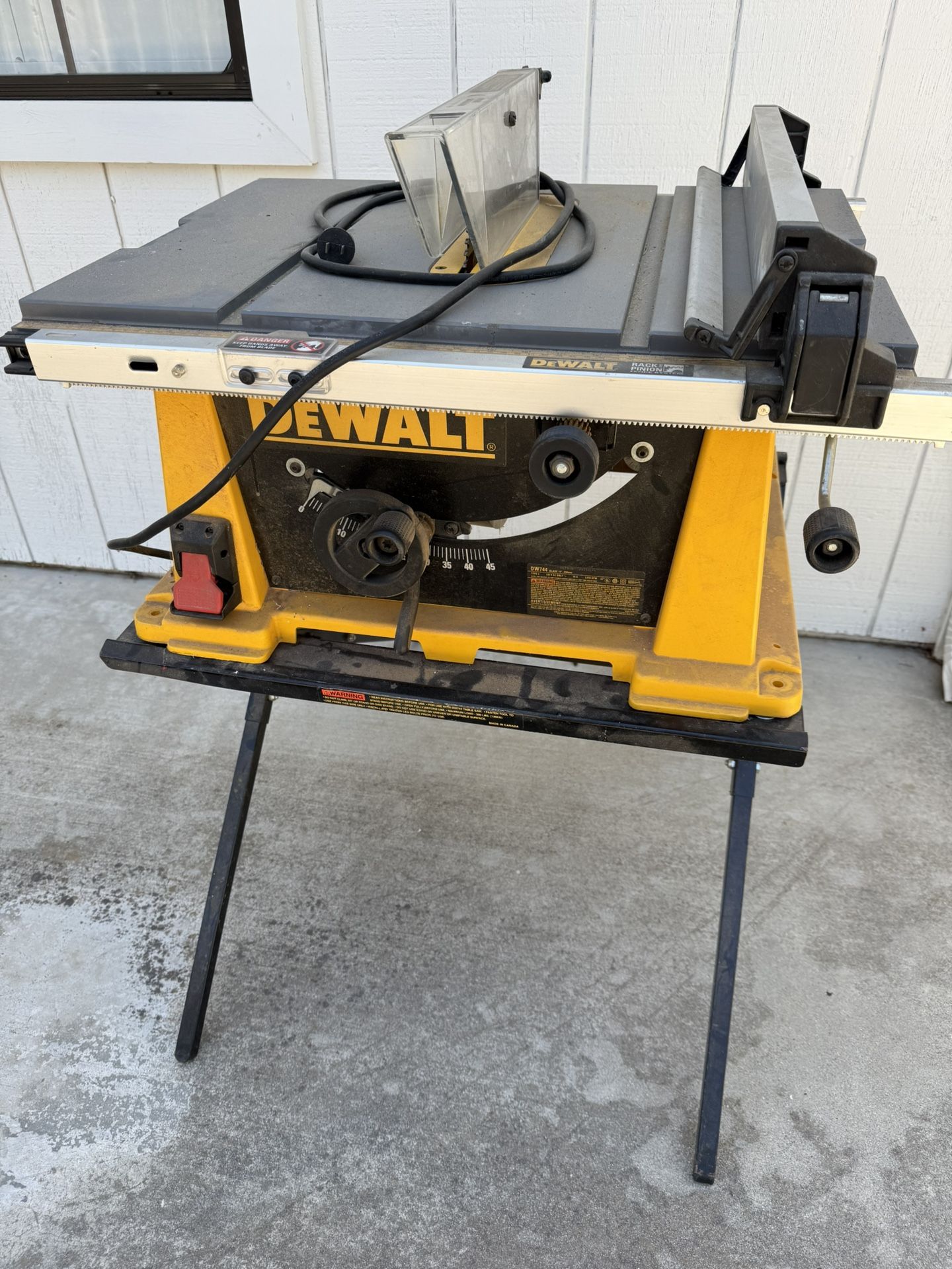 Dewalt Table saw  