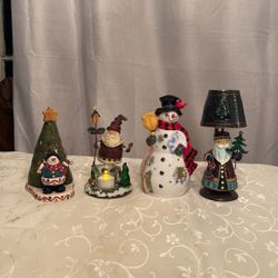 Xmas Tea Light Candle Holders