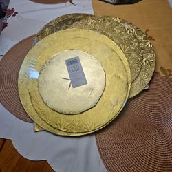 Gold 3 -Tier & 5 -Tier Cupcake Stands Brand New