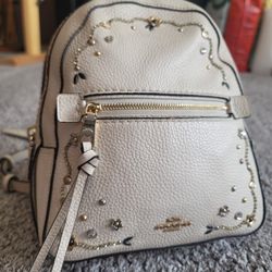 Backpack Coach Stardust Crystal Rhinestone Purse Crossbody 