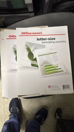 Letter Size Laminating Sheet Pouches 