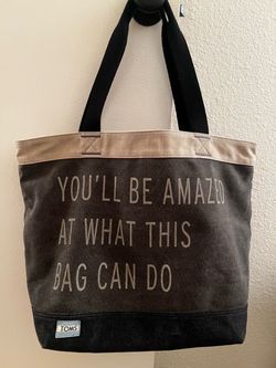 New TOMS Large Canvas in Tote