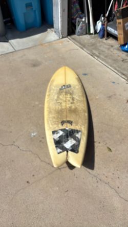 Lost fish surfboard