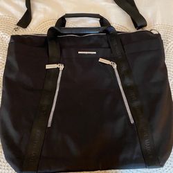 Steve Madden Black Carry On/laptop Bag