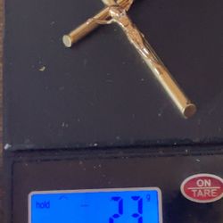 14k Gold Cross 