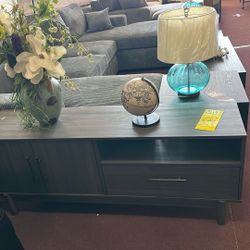Gray Tv Stand 