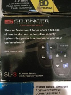 Silencer Alarm system