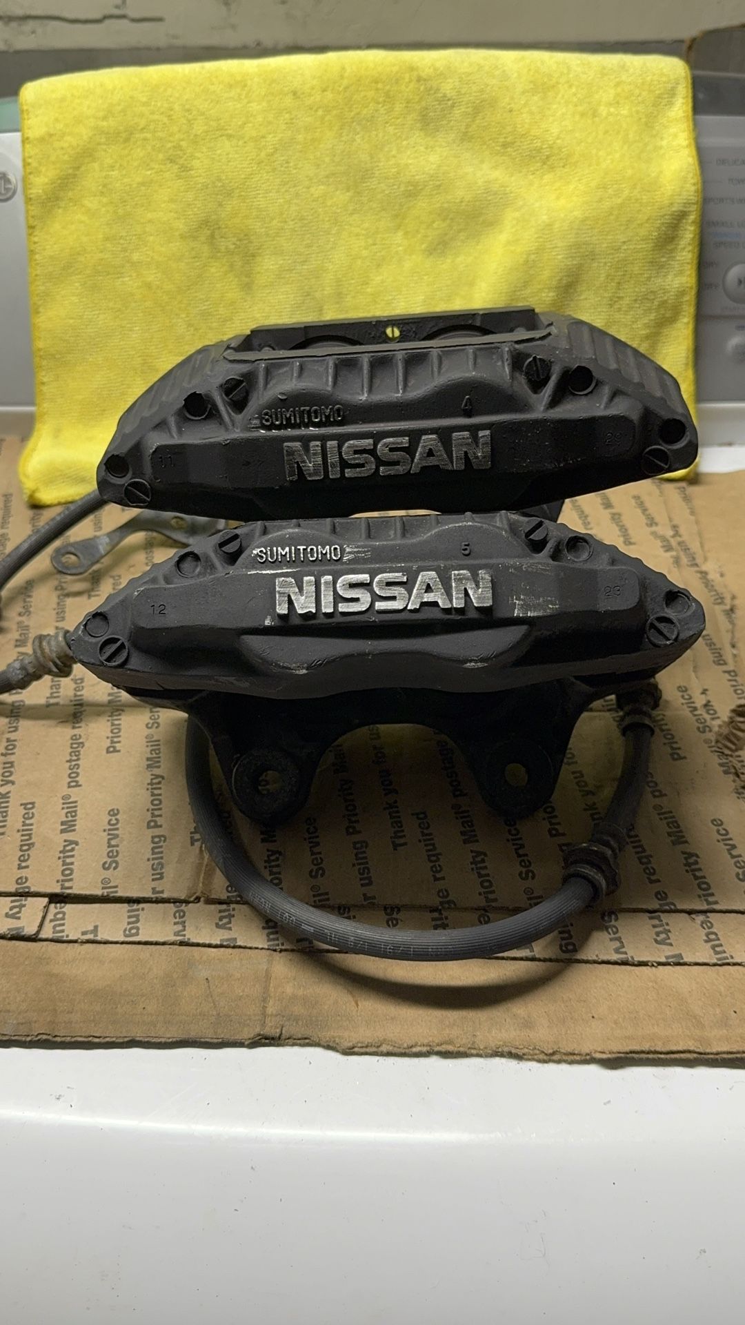 NISSAN 300ZX Z32 FAIRLADY FRONT CALIPERS 30m Aluminum