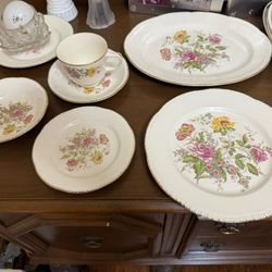 Vintage 1950s “Greenbriar” By Cunningham & Pickett (random Pieces)
