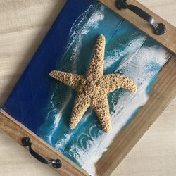 Beautiful Resin Tray Nice Gift 