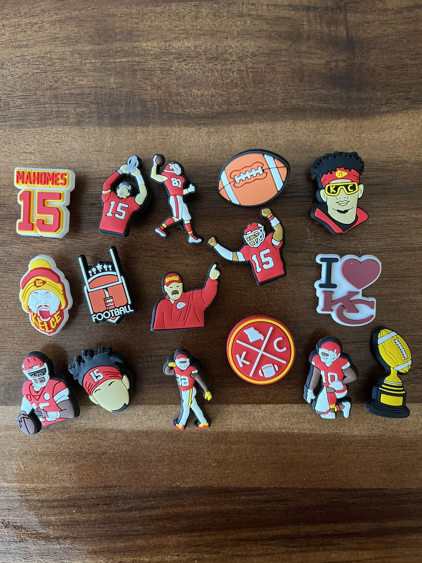 Patrick Mahomes Kansas Chiefs Croc Charms