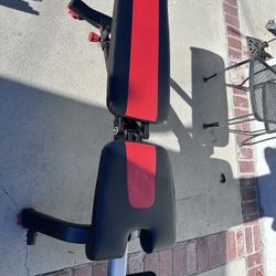 Bowflex Workout Bench With Curl Bar And Weights