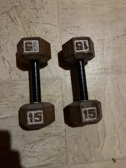 15 Lb Dumbbells