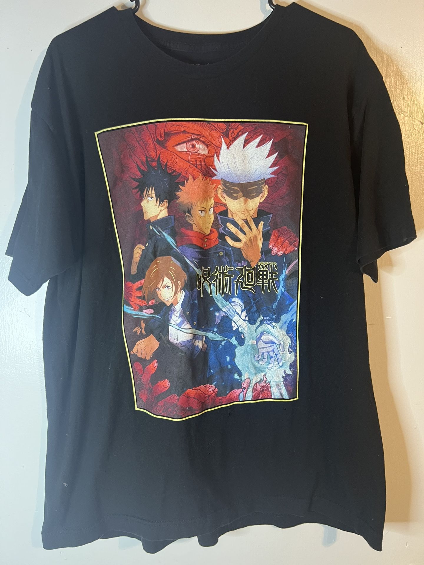 Jujustu Kaisen Anime Size Xl Tshirt