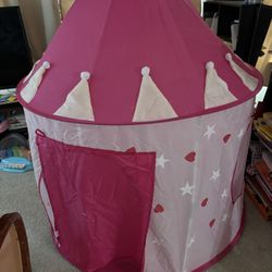 Princess Castle Play Kids Tent for Girls Toddlers Portable Pop Up Play Teepee Indoor and Outdoor Playhouse Gift for Kids Girls Toys