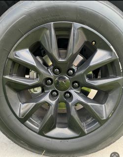 Chevy Silverado Tires One Rim Needs Too Be Fixed Was Bent Bad.