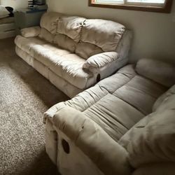 Reclining Couches And Chair 