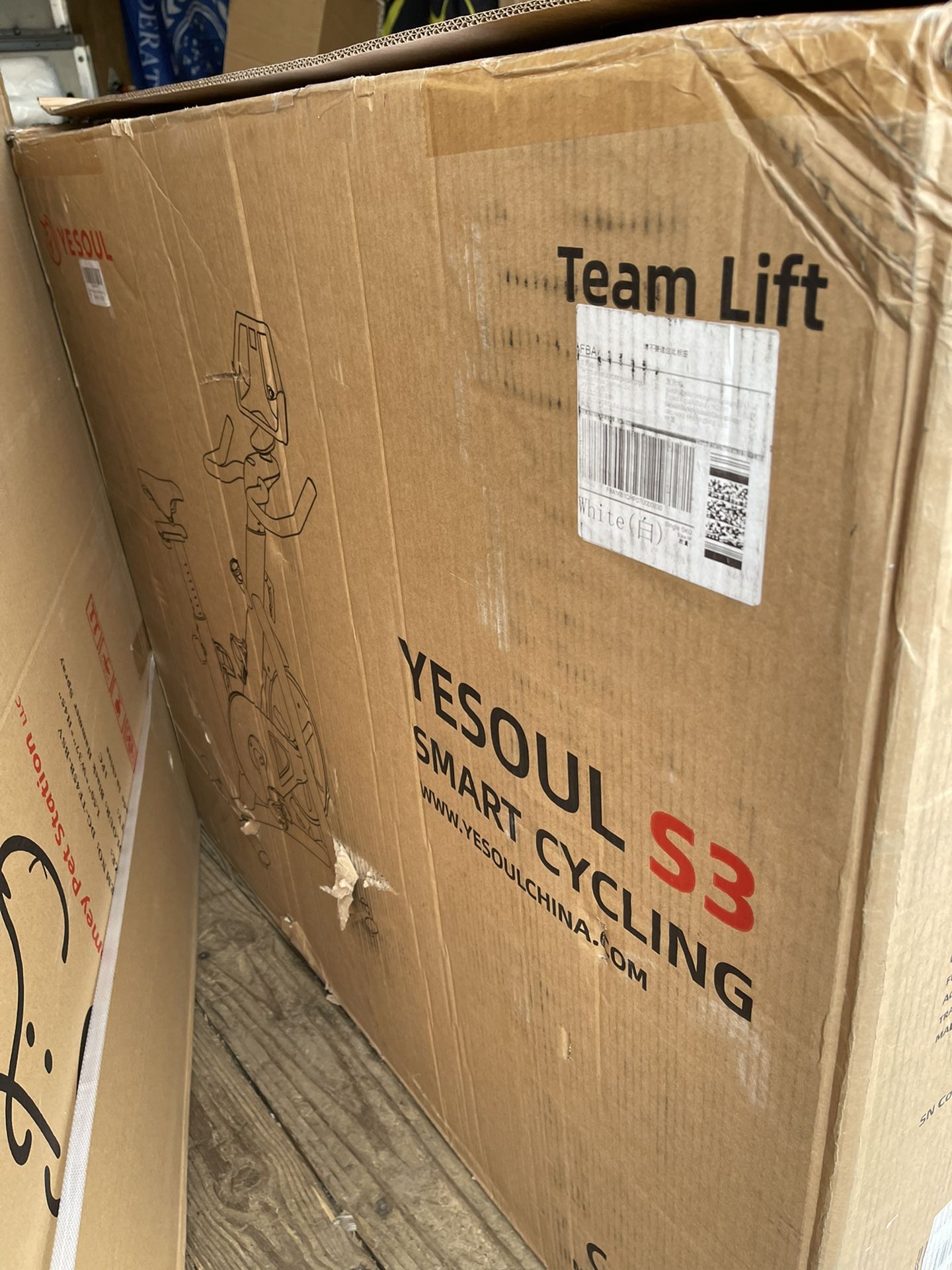 YESOUL S3 Indoor Exercise Bike Supports Bluetooth, Smart Connect Cycling Bikes with Heart Rate Monitor, Silent Belt Drive Stationary Fitness Bike for