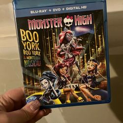 Just The Blu Ray Disc Of Monster high Boo York