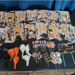 Haikyu Balloons Haikyu Decorations