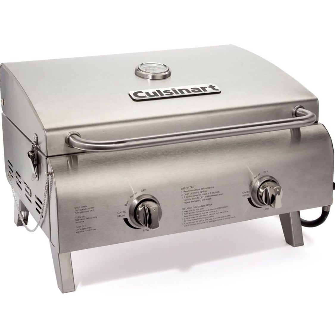 Portable Two Burner Gas Grill