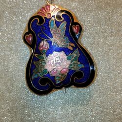 Lovely Cloisonne Butterfly Pendant