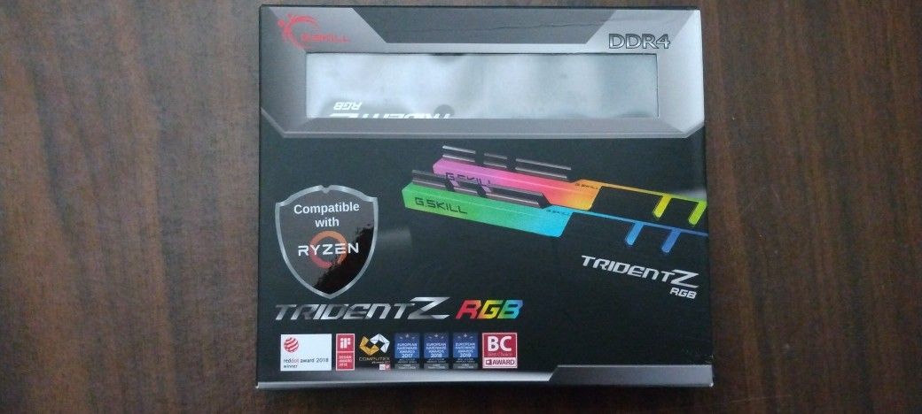 Gskill 16gb Ram -  8gb X 2 DRR4 Ram RGB sticks for desktop - used