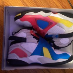 Jordan 8 Multi Color