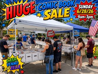 HUGE COMIC SALE SUNDAY 6/28/26