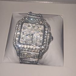 Cartier Moissanite Watch PASSES DIAMOND TESTER