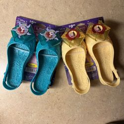  Disney Princess Ariel And Belle- Size Medium 11/12 Walmart Exclusive, New 