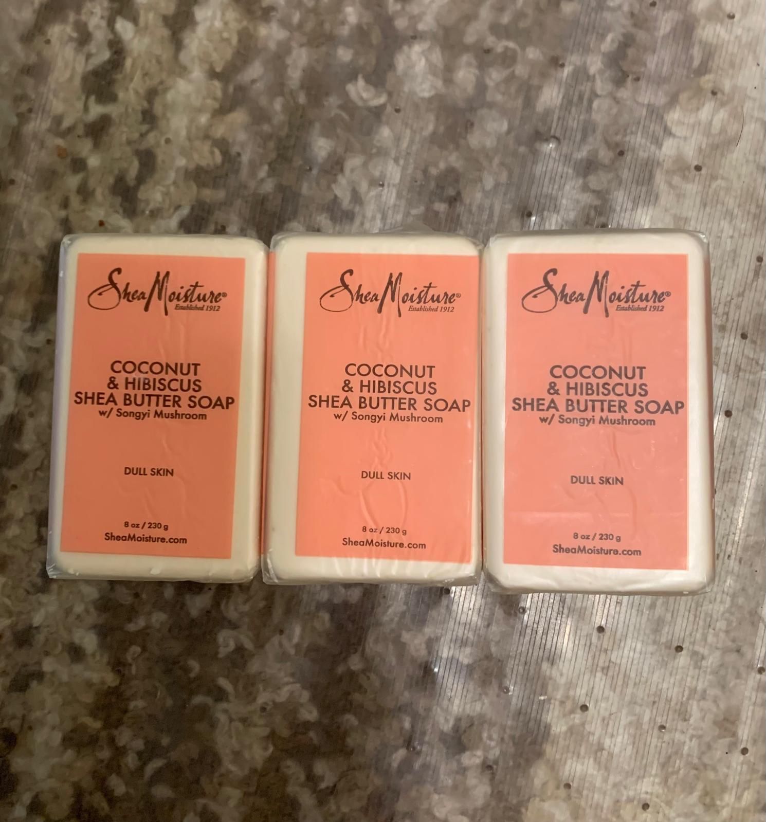 3 Shea Moisture Soaps