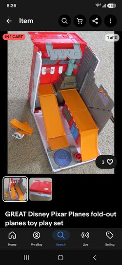 GREAT Disney Pixar Planes fold-out planes toy play set