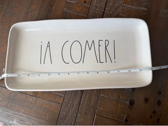 Rae Dunn Spanish A comer! (Let’s eat!) large serving platter