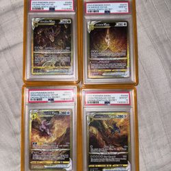 Crown Zenith Gold Vstar Galarian Gallery Set GG67 GG68 GG69 GG70 Gem Mint PSA 10