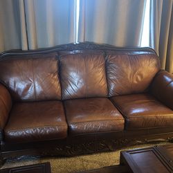Two sofas and a loveseat $90
