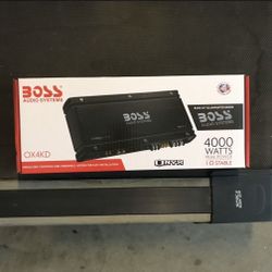BOSS 4000 Watts Monoblock 1 Channel Amplifier With Bass Knob 