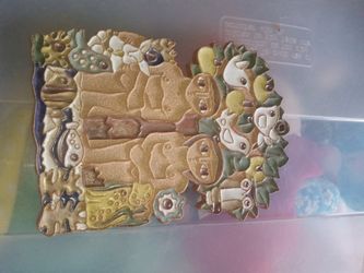 Adam And Eve Ceramic Plaque Cross Posted, North Riverside 