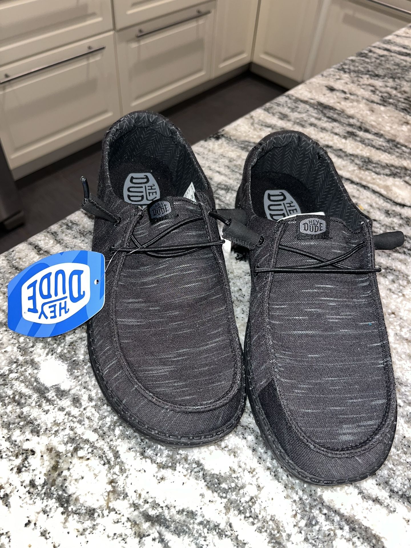 Hey Dude Wendy Heathered Stretch Woman Slip on Shoes Size