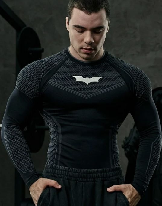 YoungLA X BatmanCompression L/S Tee