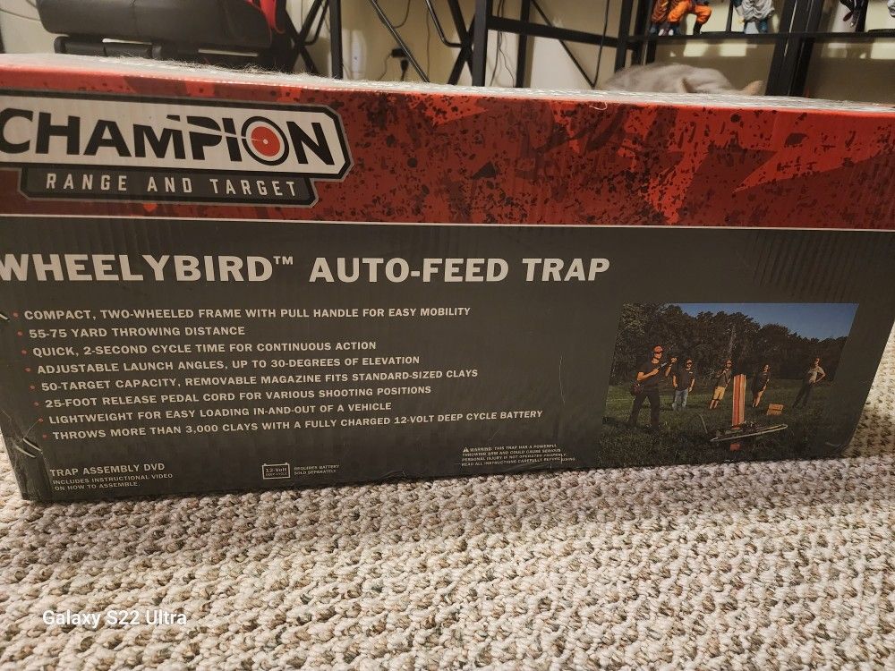 Wheely Bird Auto-Feed Trap Thrower