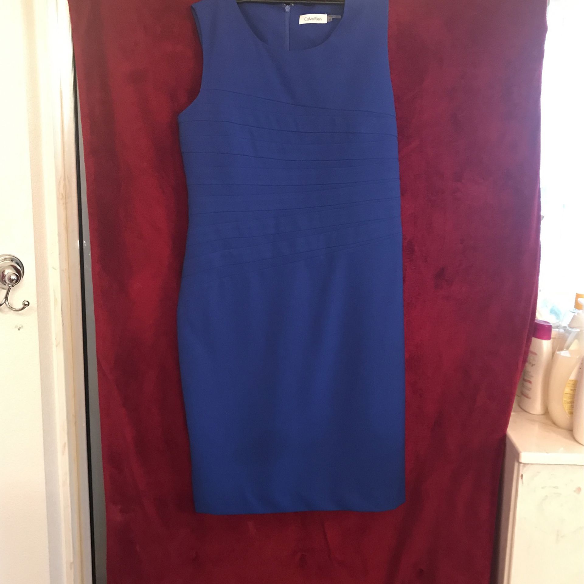 Royal Blue Calvin Kline Dress Size 10