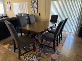 Beautiful Brand New Solid Wood 7pc Dining Set