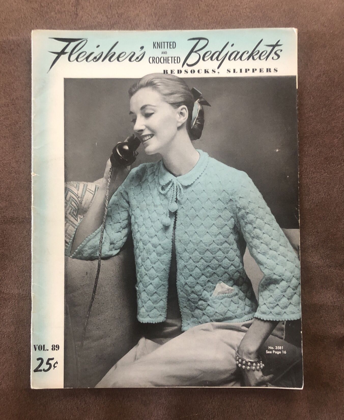 Vintage Fleishers Fashion Designs Needlepoint Magazine 1951 - Some Separation GC