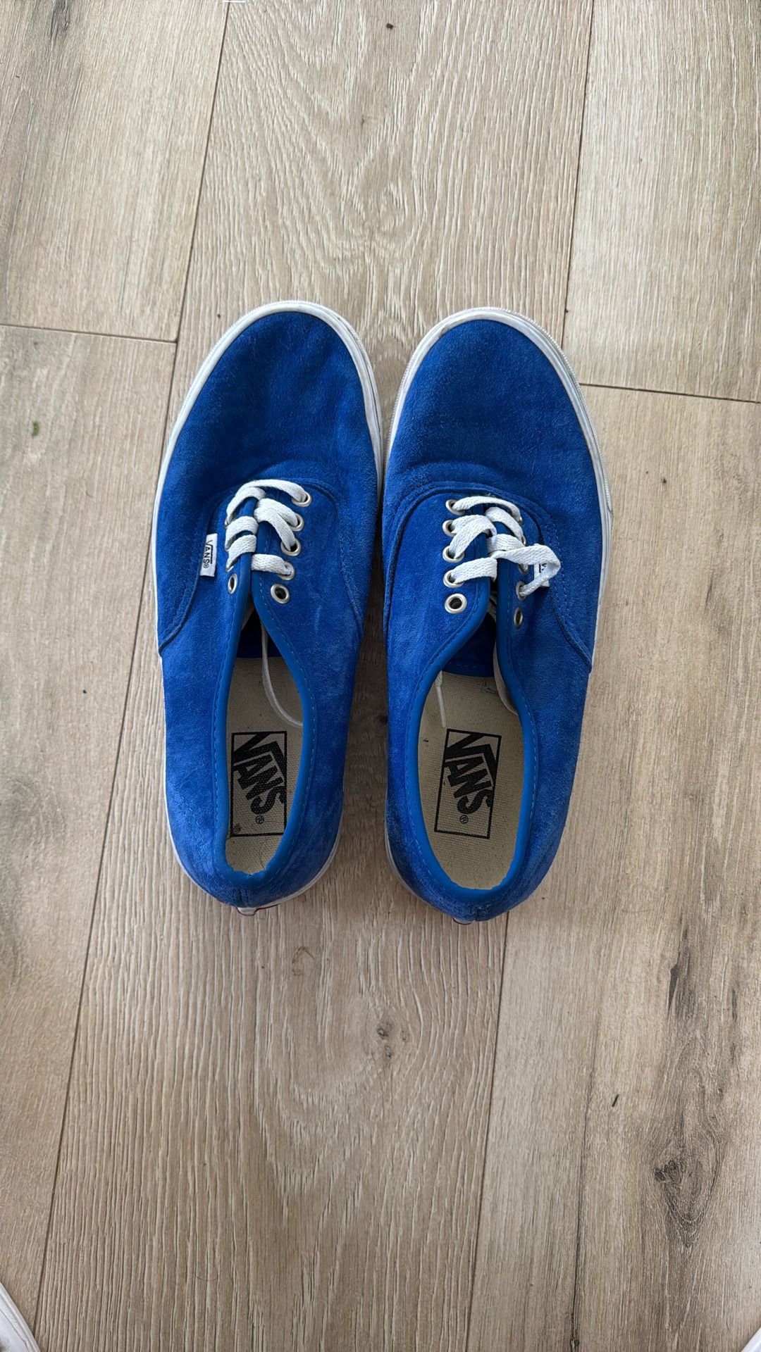 Blue Suede Vans - Mint Condition Size 8.5 Men $30 OBO
