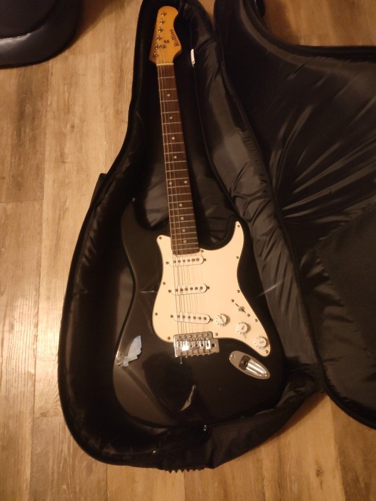 Fender squier Rollins guitar and amp $300/bestoffer or trade.